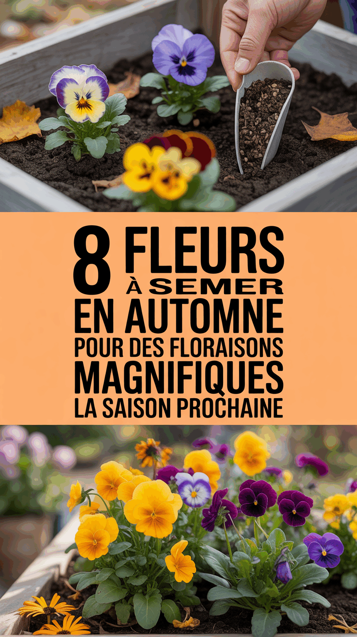 8 fleurs à semer en automne pour des floraisons magnifiques la saison prochaine