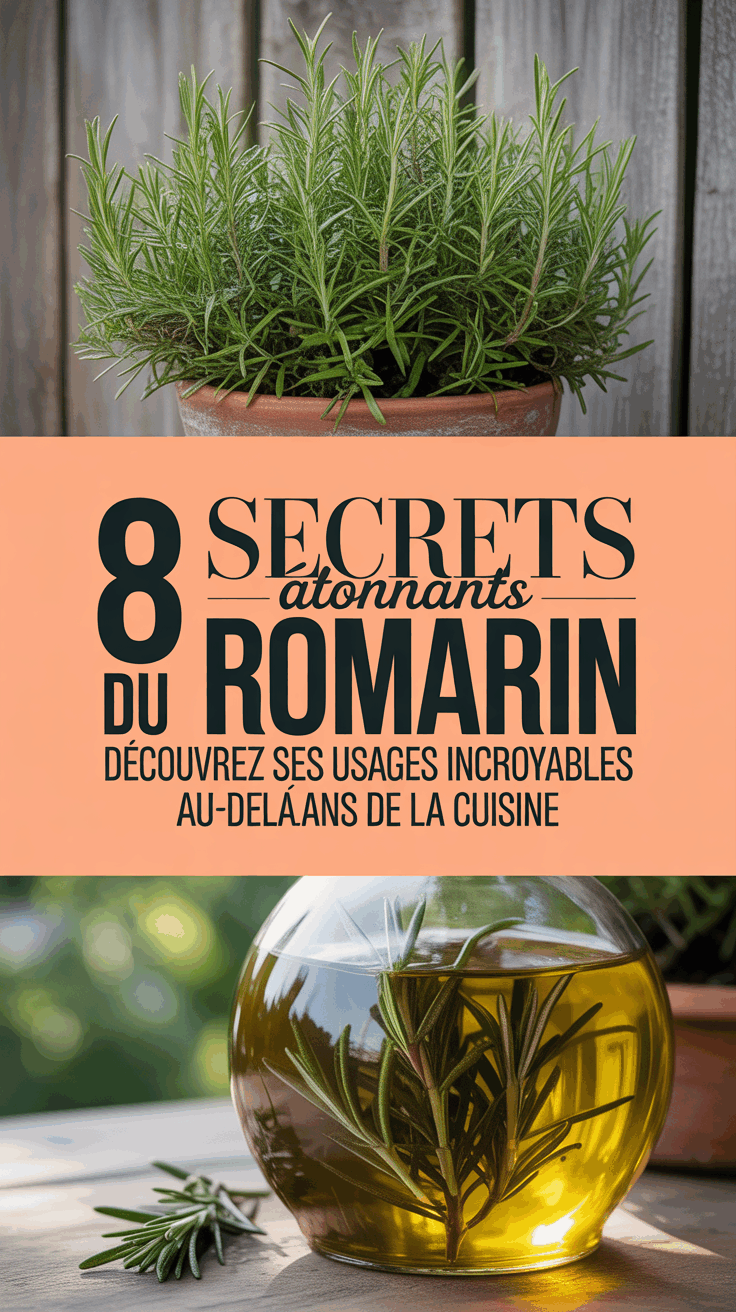 8 secrets étonnants du romarin : découvrez ses usages incroyables au-delà de la cuisine