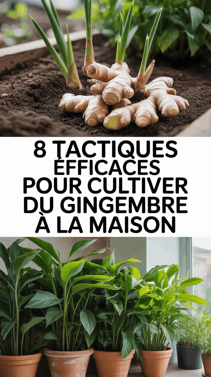 8 tactiques efficaces pour cultiver du gingembre à la maison
