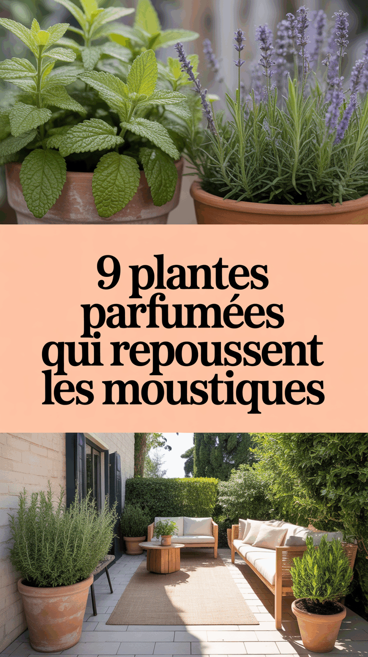 9 Plantes parfumées qui repoussent les moustiques