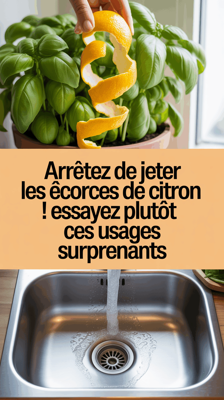 Arrêtez de jeter les écorces de citron ! Essayez plutôt ces usages surprenants