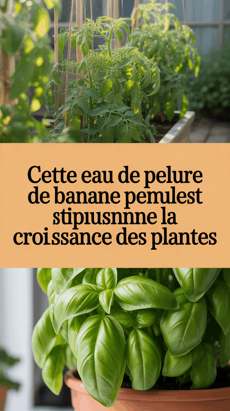 Cette Eau de Pelure de Banane Peut Stimuler Rapidement la Croissance des Plantes
