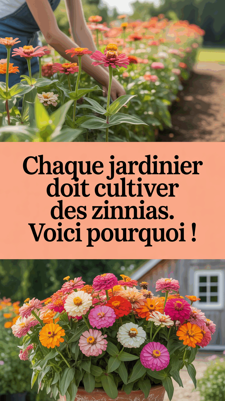 Chaque jardinier doit cultiver des zinnias. Voici pourquoi !