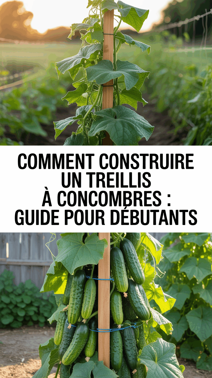 Comment Construire un Treillis à Concombres : Guide pour Débutants