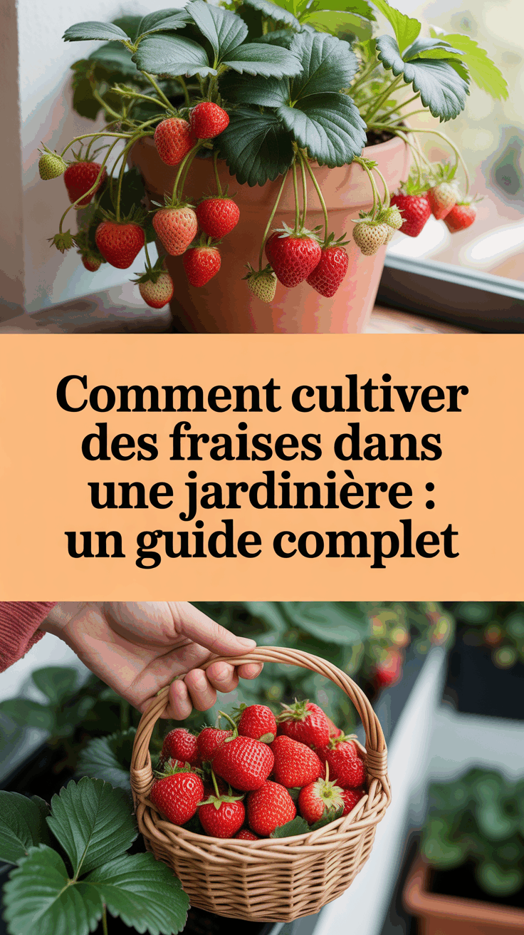 Comment Cultiver des Fraises dans une Jardinière : Un Guide Complet