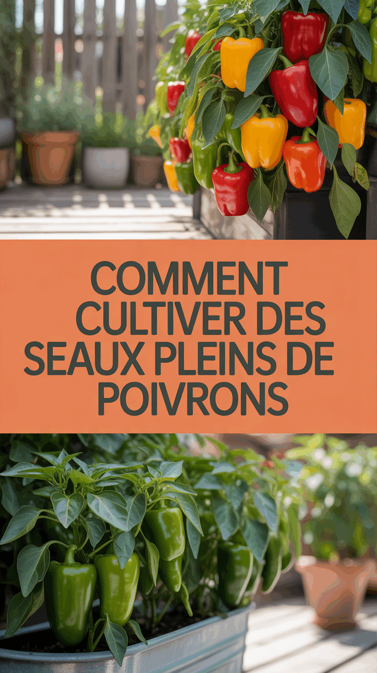 Comment Cultiver des Seaux Pleins de Poivrons