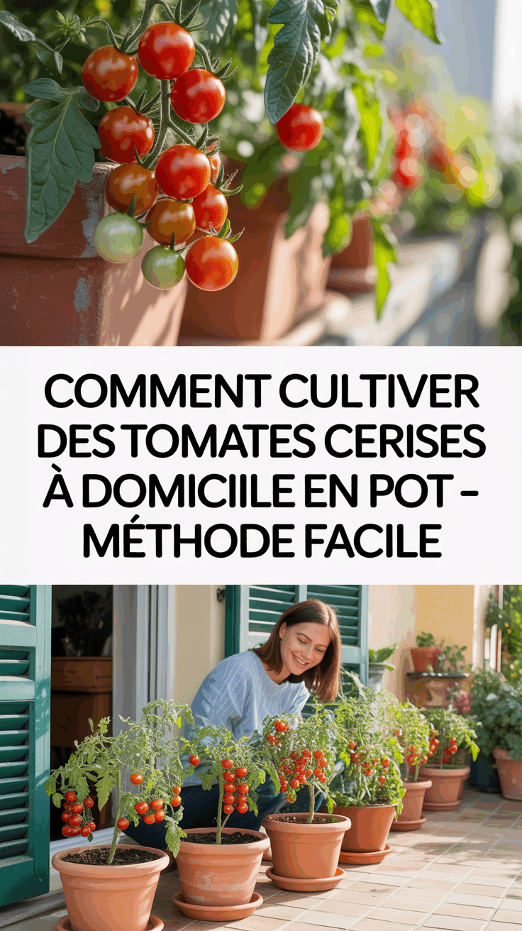 Comment Cultiver des Tomates Cerises à Domicile en Pot – Méthode Facile