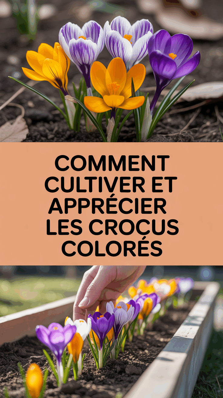 Comment Cultiver et Apprécier les Crocus Colorés