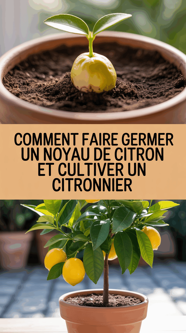 Comment Faire Germer un Noyau de Citron et Cultiver un Citronnier