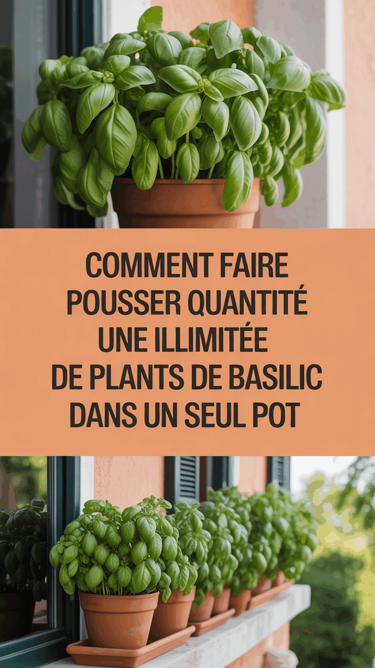Comment Faire Pousser Une Quantité Illimitée de Plants de Basilic Dans Un Seul Pot