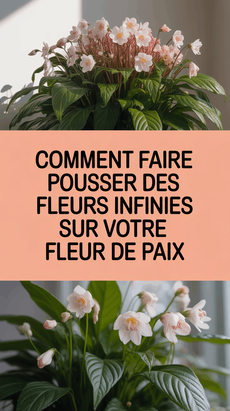 Comment Faire Pousser des Fleurs Infinies sur Votre Fleur de Paix