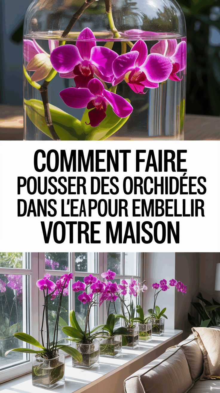 Comment Faire Pousser des Orchidées dans l&rsquo;Eau pour Embellir Votre Maison