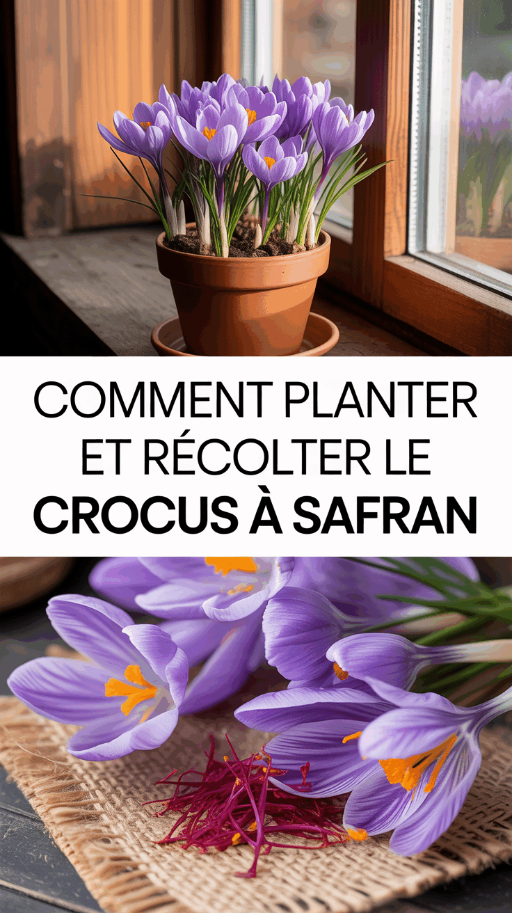 Comment Planter et Récolter le Crocus à Safran