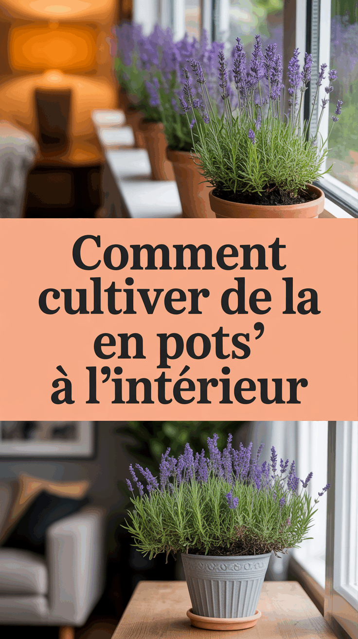 Comment cultiver de la lavande en pots à l’intérieur