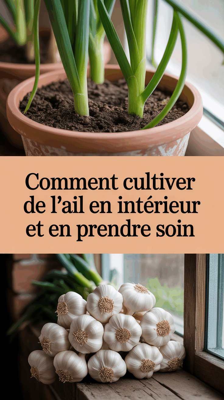 Comment cultiver de l&rsquo;ail en intérieur et en prendre soin