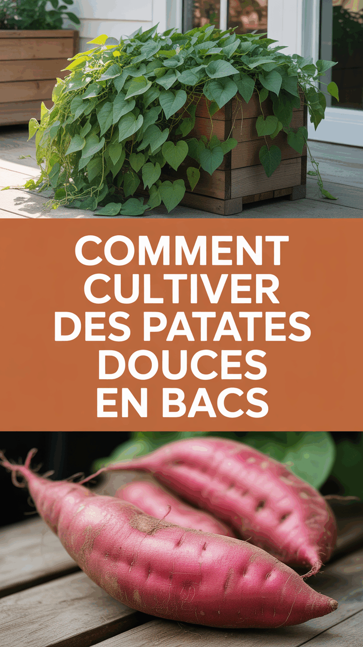 Comment cultiver des patates douces en bacs