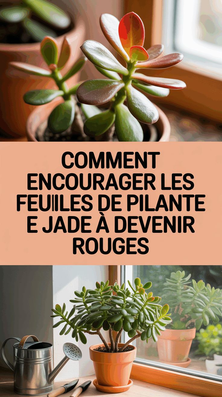 Comment encourager les feuilles de votre plante de jade à devenir rouges