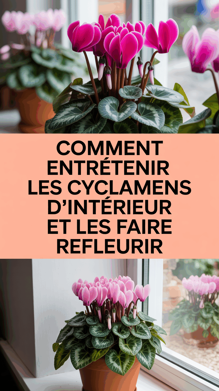 Comment entretenir les cyclamens d'intérieur et les faire refleurir