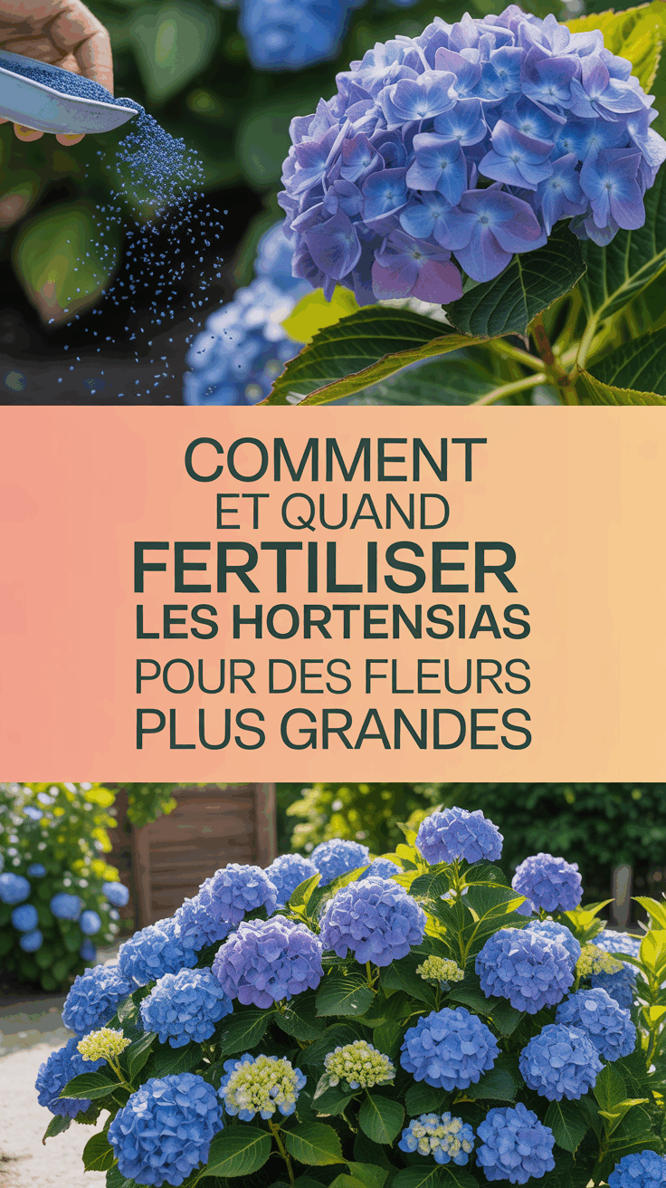 Comment et quand fertiliser les hortensias pour des fleurs plus grandes