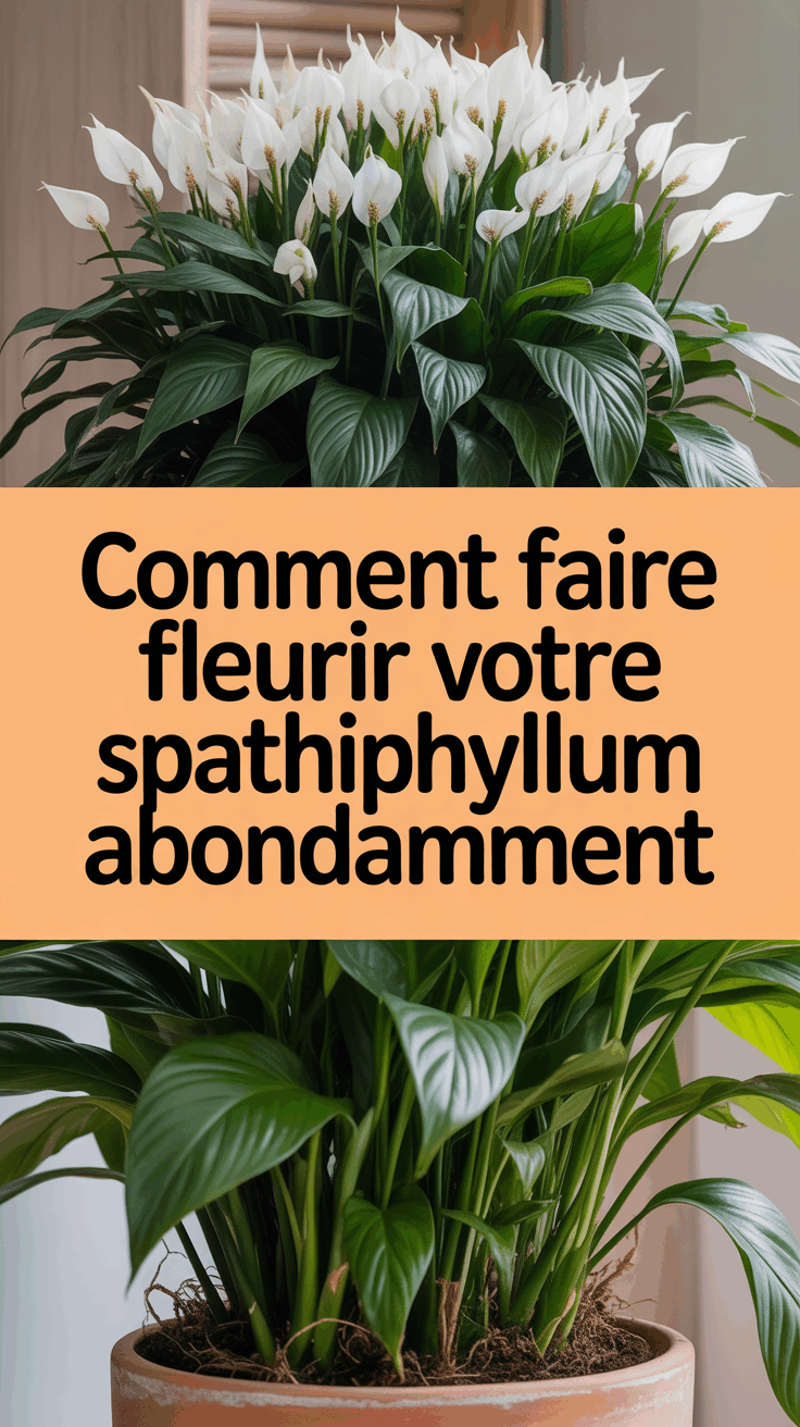 Comment faire fleurir votre Spathiphyllum abondamment