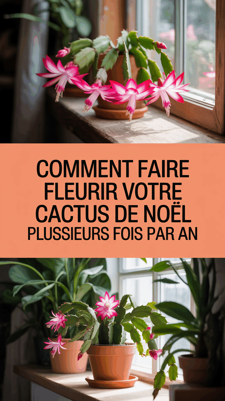 Comment faire fleurir votre cactus de Noël plusieurs fois par an