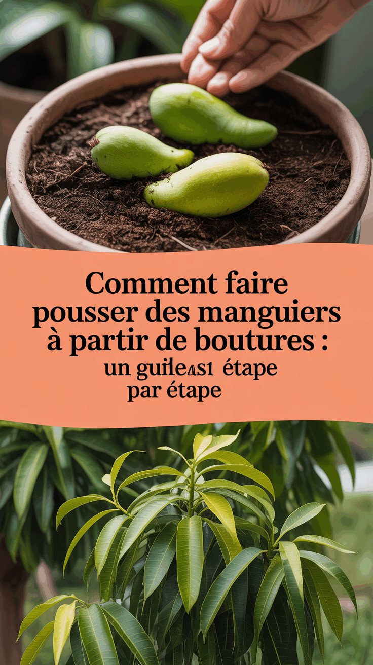 Comment faire pousser des manguiers à partir de boutures : un guide étape par étape