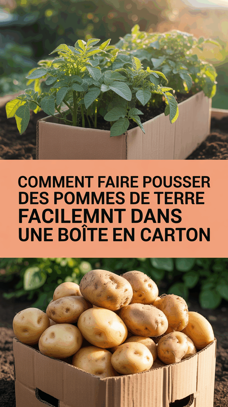 Comment faire pousser des pommes de terre facilement dans une boîte en carton