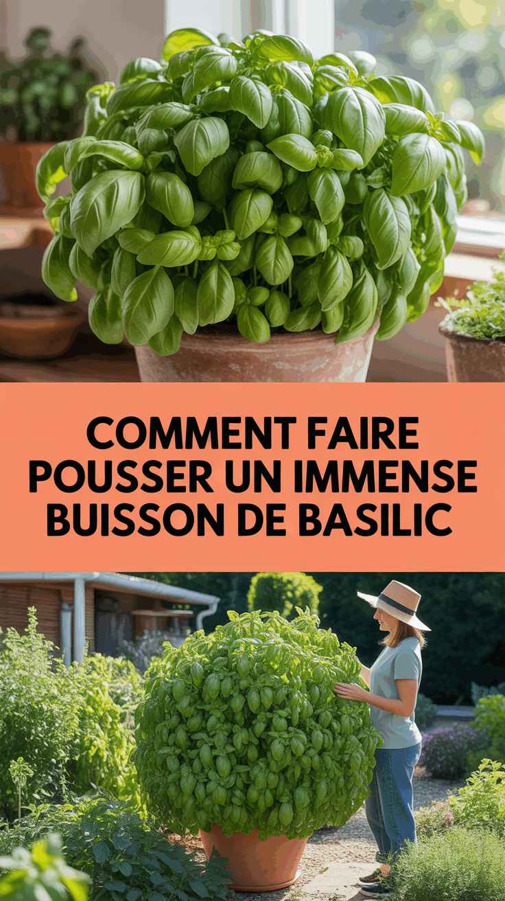 Comment faire pousser un IMMENSE buisson de basilic