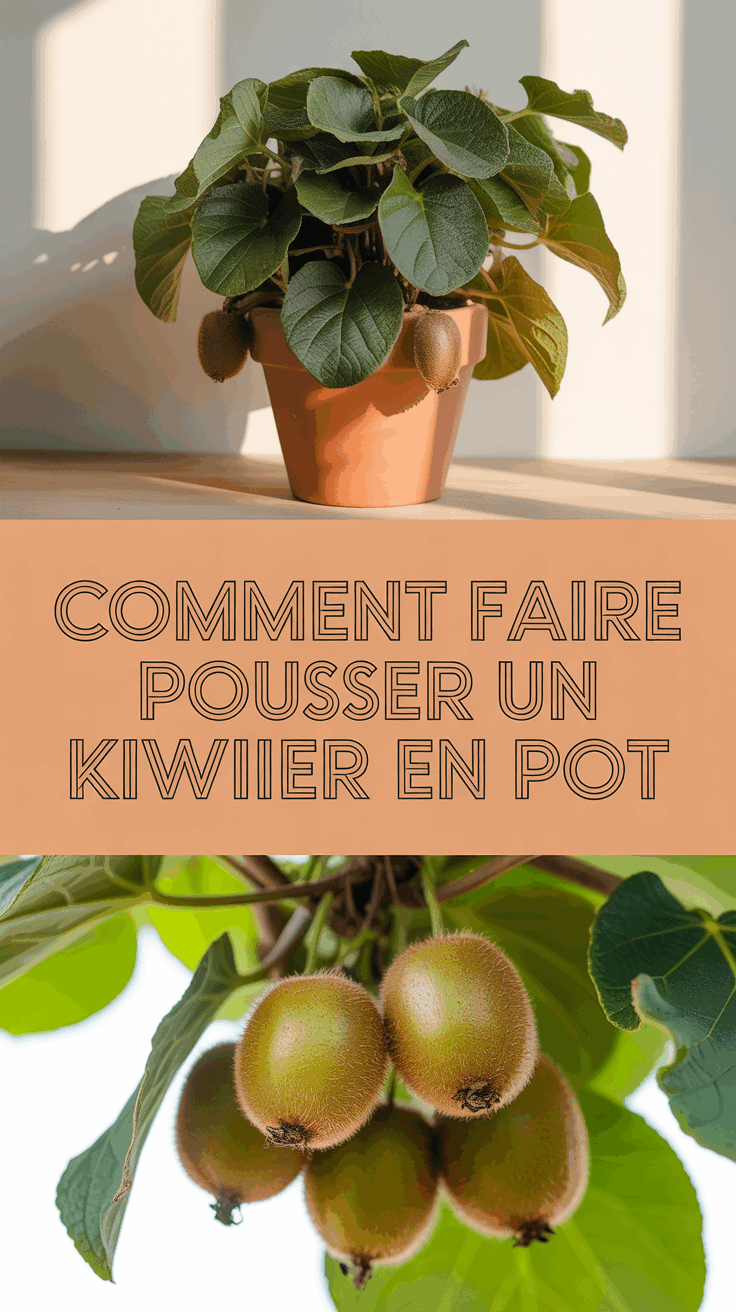 Comment faire pousser un kiwiier en pot