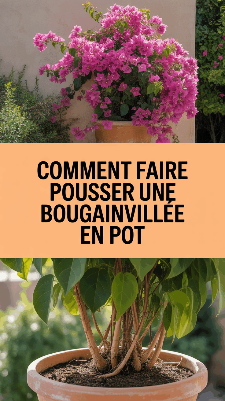 Comment faire pousser une bougainvillée en pot