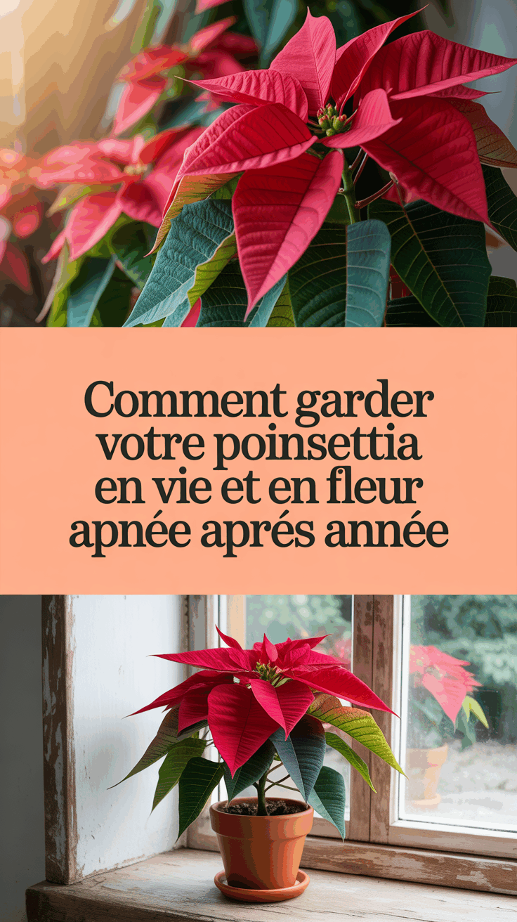 Comment garder votre poinsettia en vie et en fleur année après année