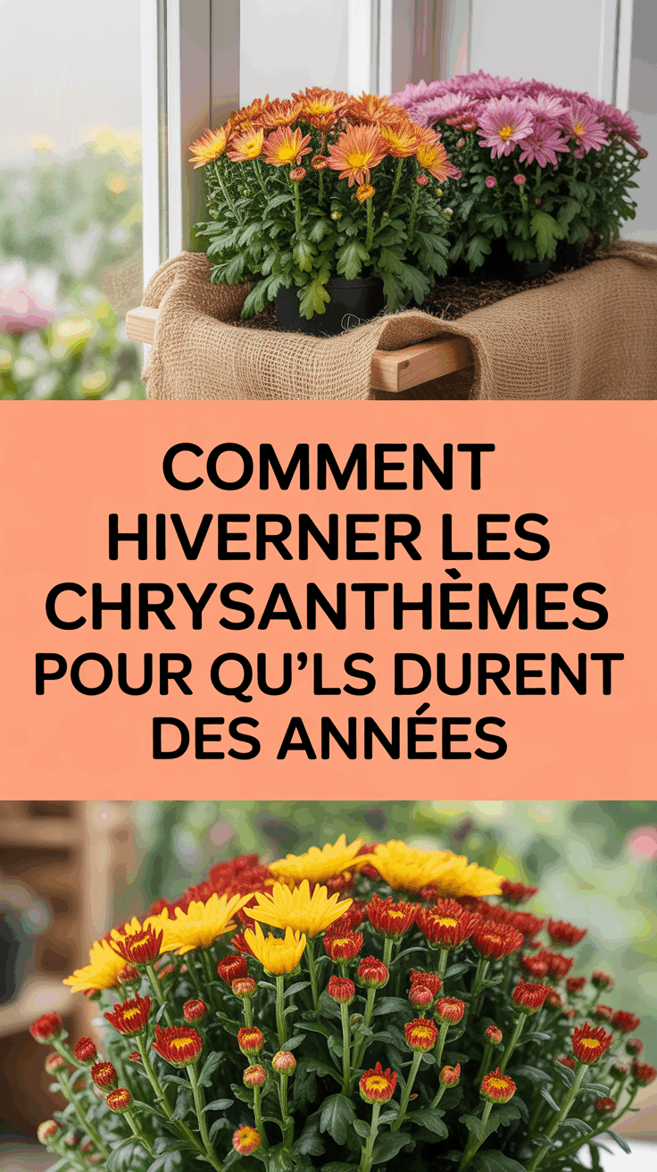 Comment hiverner les chrysanthèmes pour qu&rsquo;ils durent des années