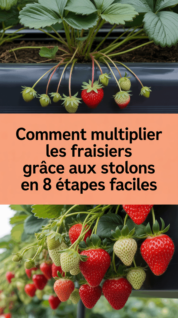 Comment multiplier les fraisiers grâce aux stolons en 8 étapes faciles