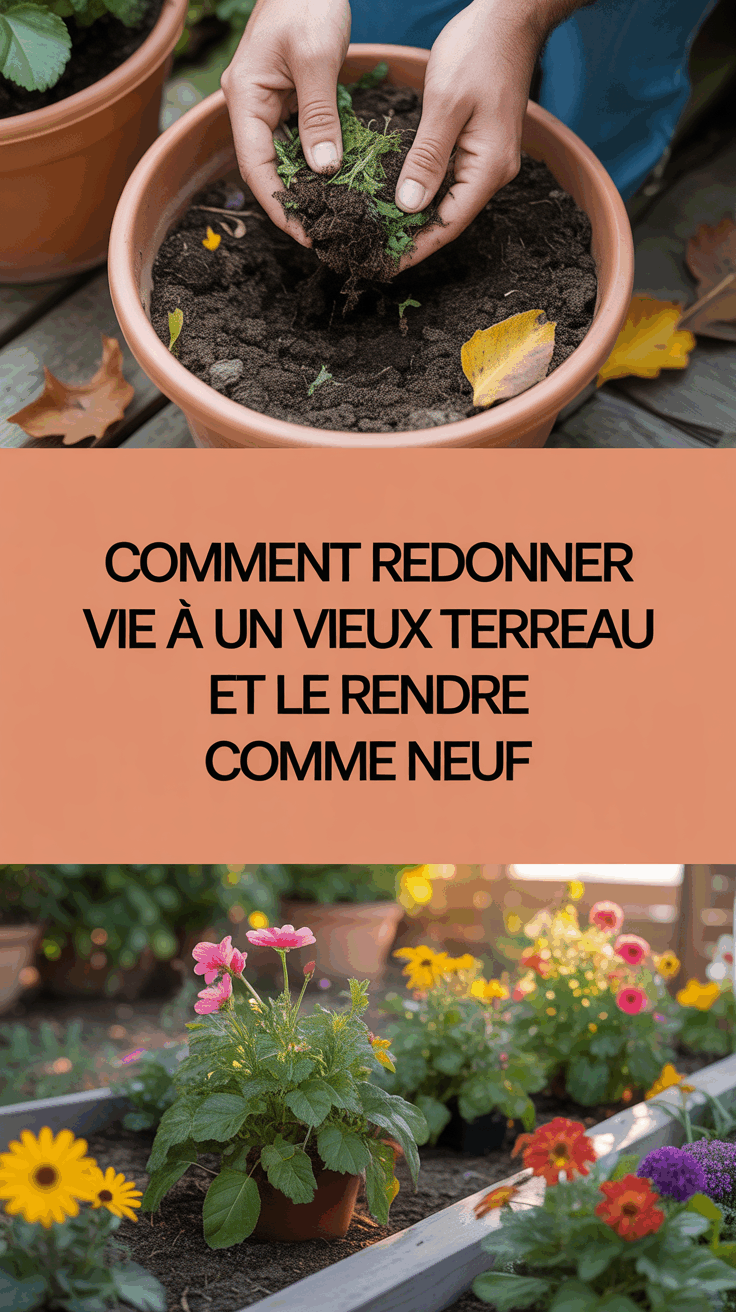 Comment redonner vie à un vieux terreau et le rendre comme neuf