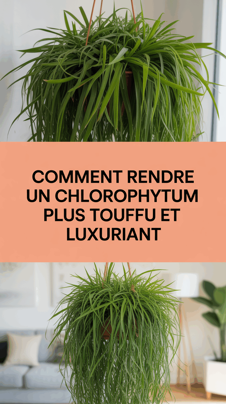 Comment rendre un Chlorophytum plus touffu et luxuriant