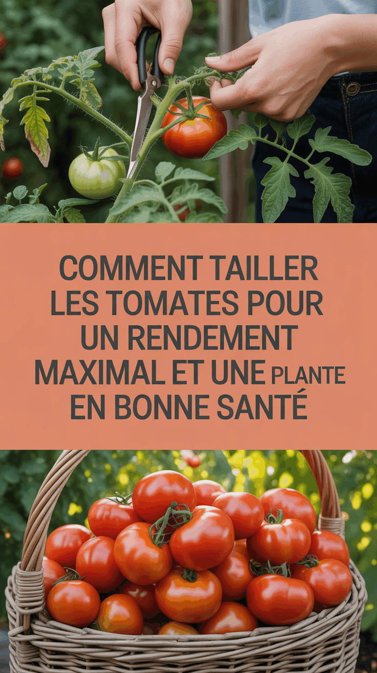 Comment tailler les tomates pour un rendement maximal et une plante en bonne santé