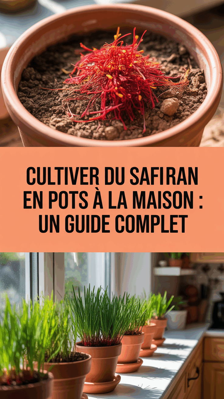 Cultiver du safran en pots à la maison : un guide complet