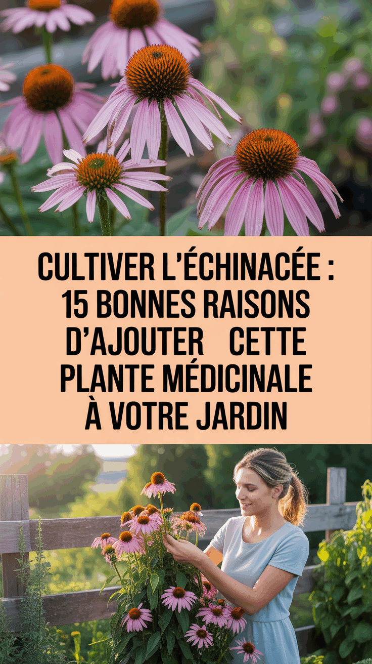 Cultiver l&rsquo;échinacée : 15 bonnes raisons d&rsquo;ajouter cette plante médicinale à votre jardin