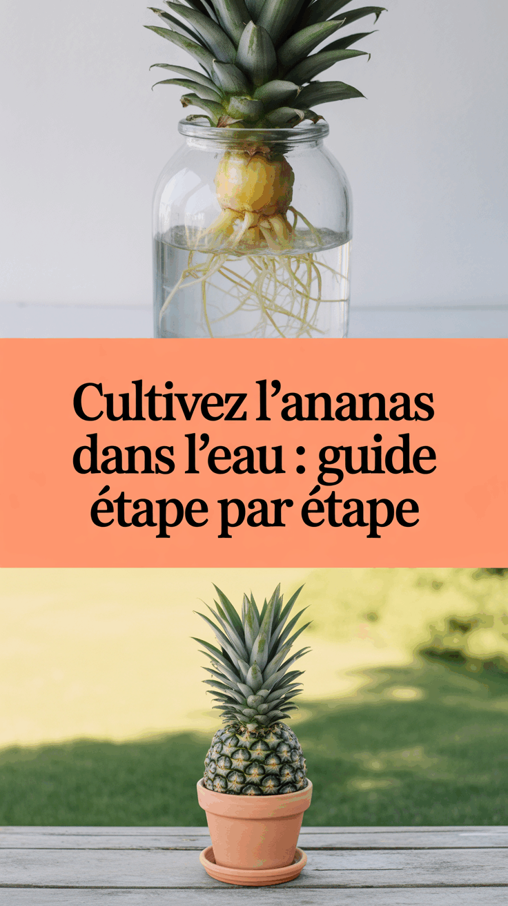 Cultivez l&rsquo;ananas dans l&rsquo;eau : guide étape par étape