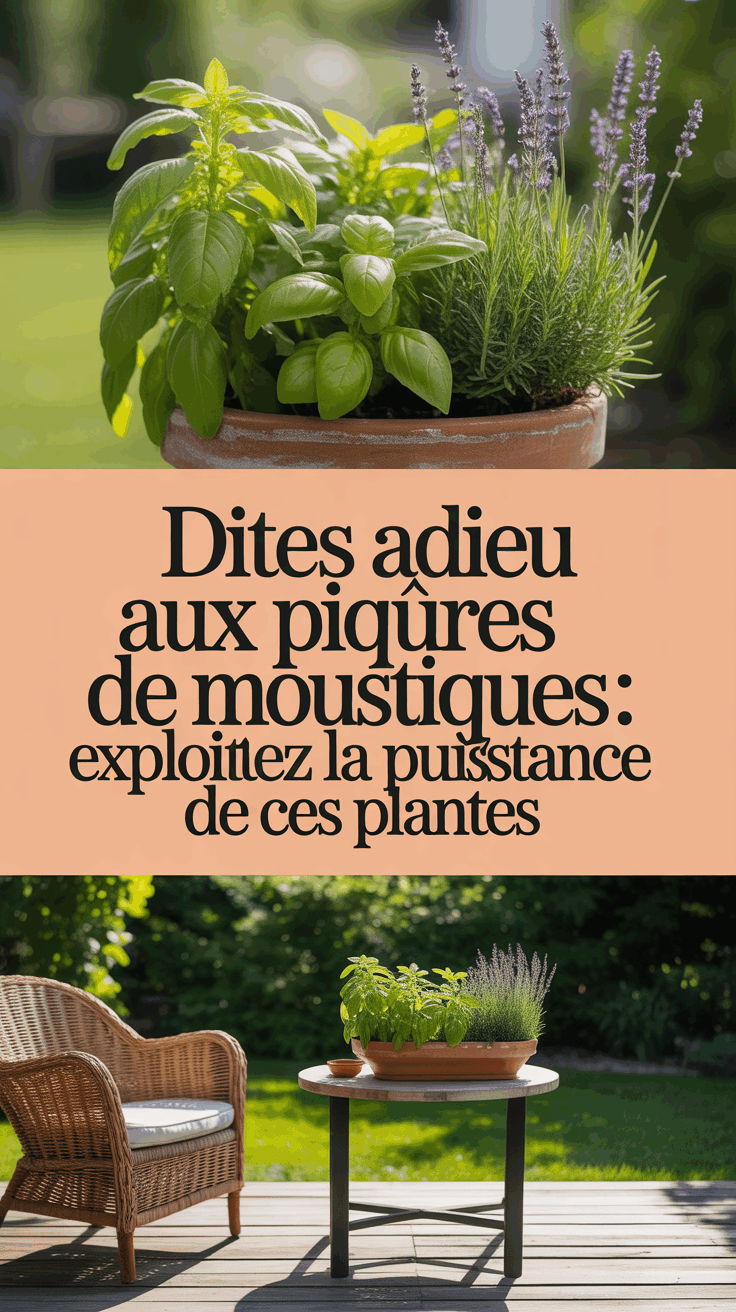 Dites Adieu aux Piqûres de Moustiques : Exploitez la Puissance de Ces Plantes