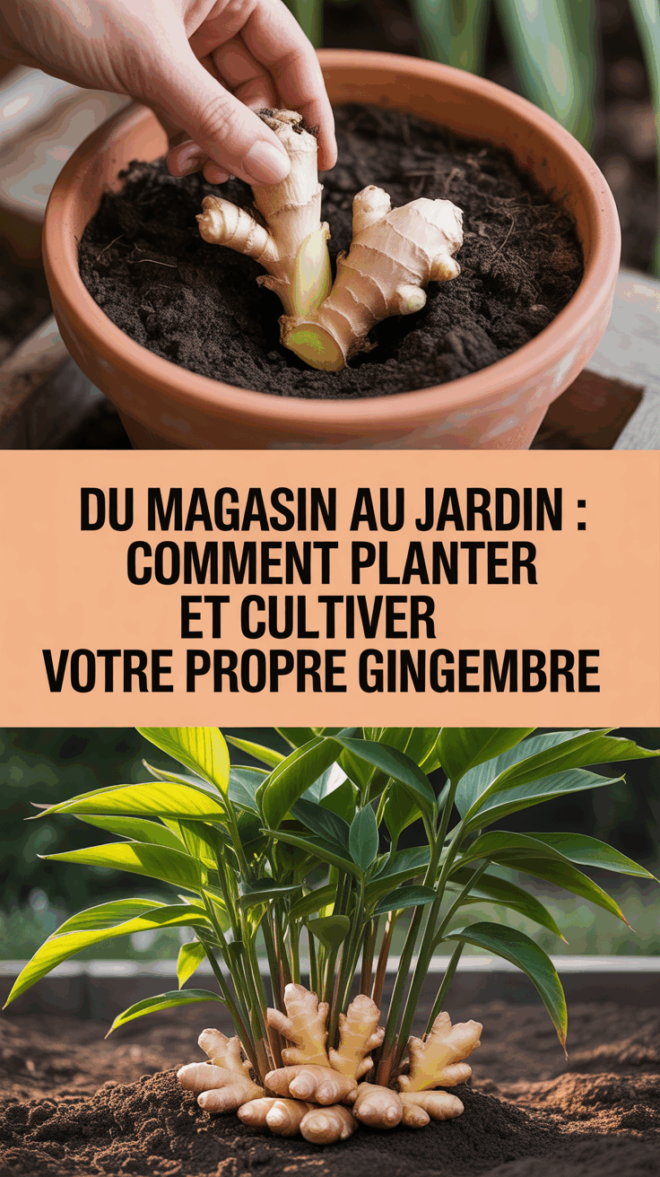 Du magasin au jardin : comment planter et cultiver votre propre gingembre