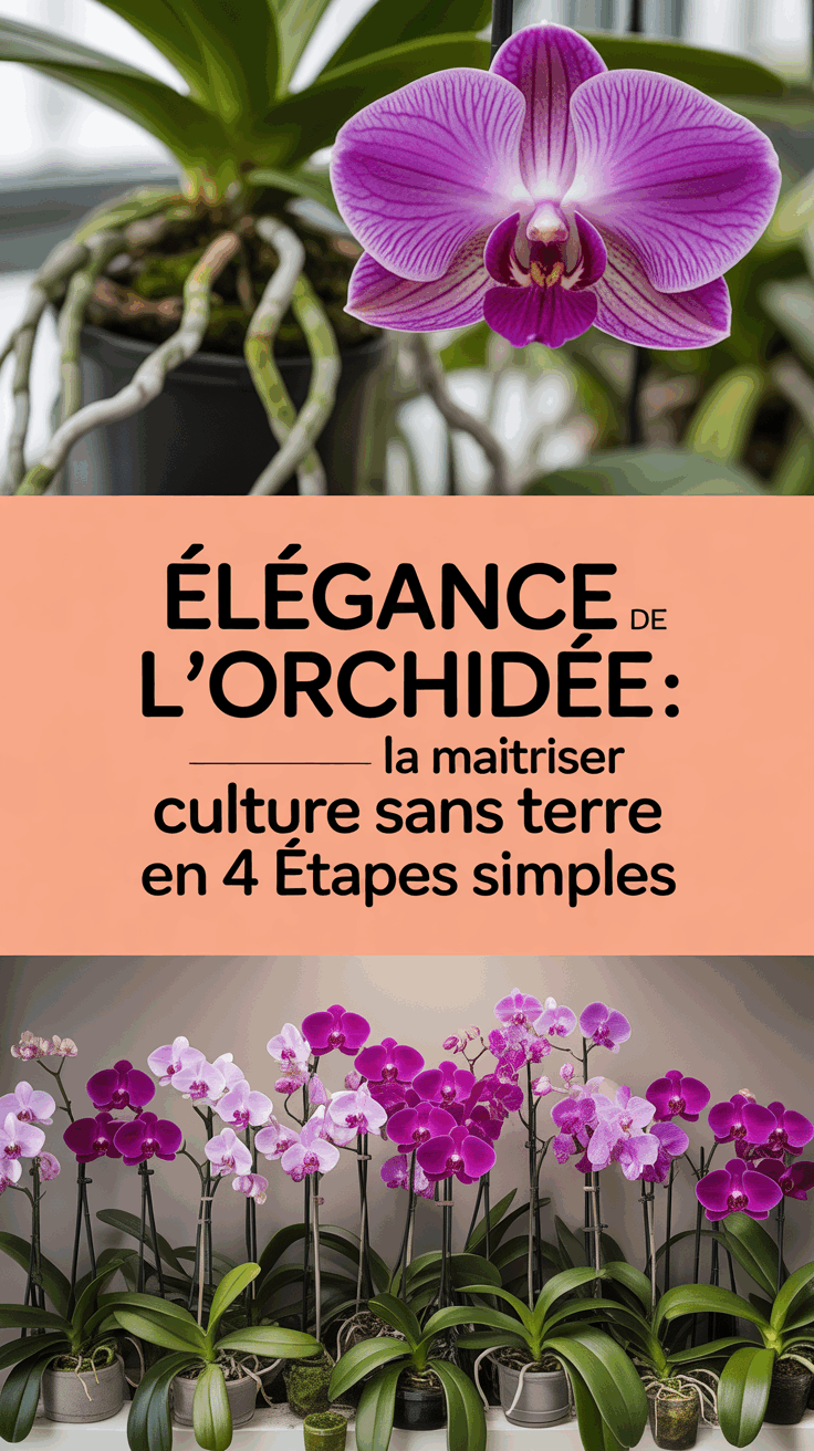 Élégance de l&rsquo;Orchidée : Maîtriser la Culture Sans Terre en 4 Étapes Simples