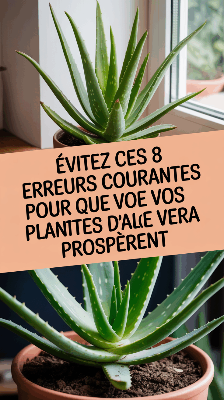 Évitez ces 8 erreurs courantes pour que vos plantes d'aloe vera prospèrent