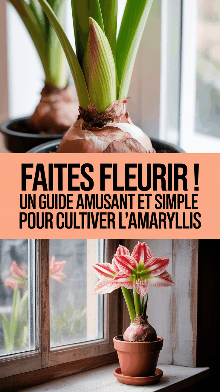 Faites Fleurir ! Un Guide Amusant et Simple pour Cultiver l&rsquo;Amaryllis
