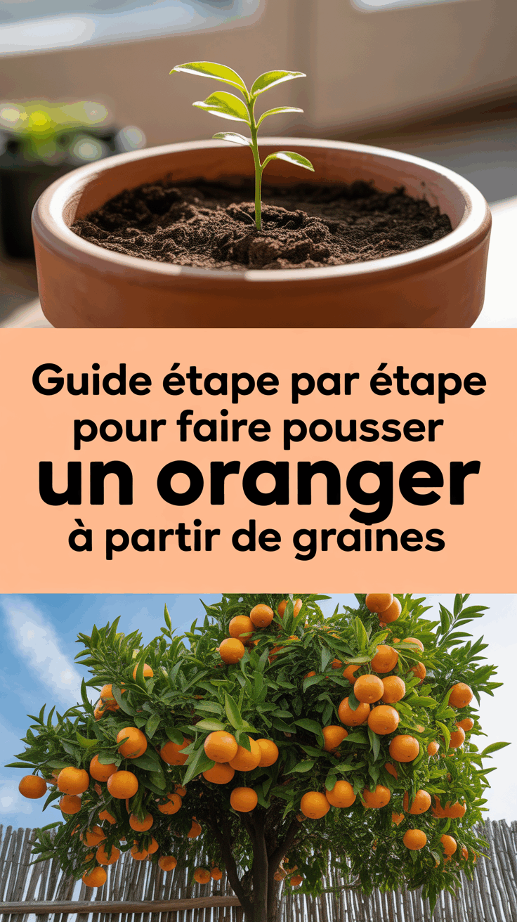 Guide étape par étape pour faire pousser un oranger à partir de graines