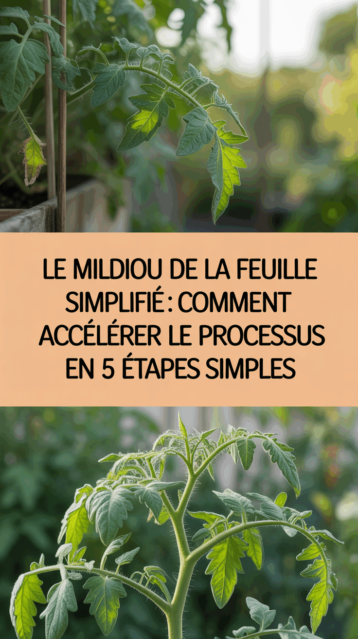 Le Mildiou de la Feuille Simplifié : Comment Accélérer le Processus en 5 Étapes Simples
