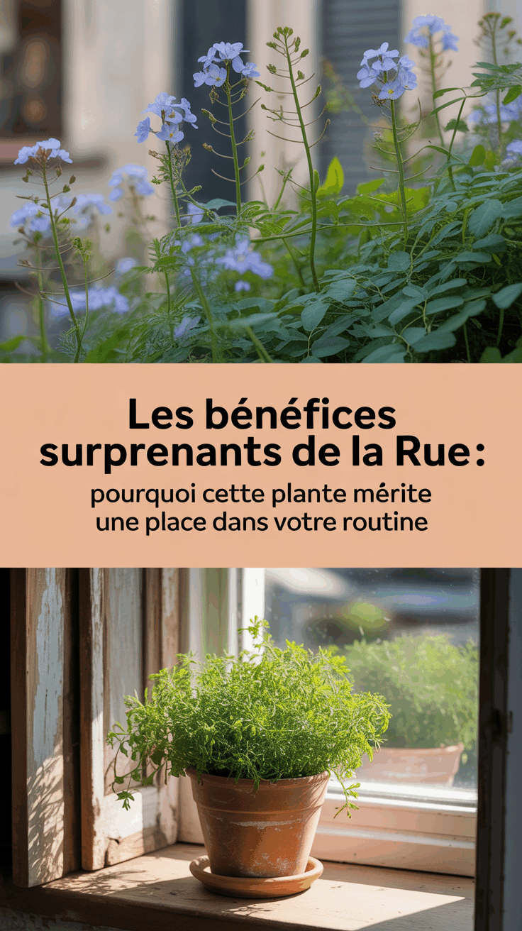 Les bénéfices surprenants de la rue : pourquoi cette plante mérite une place dans votre routine