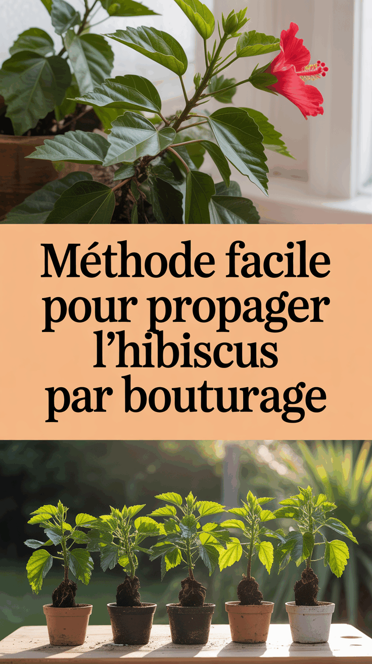 Méthode Facile pour Propager l&rsquo;Hibiscus par Bouturage
