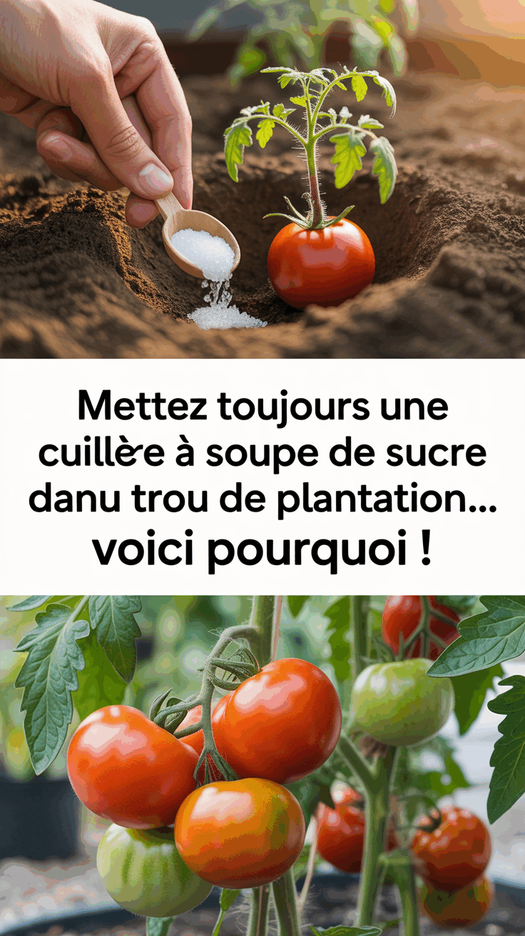 Mettez toujours une cuillère à soupe de sucre dans un trou de plantation… Voici pourquoi !