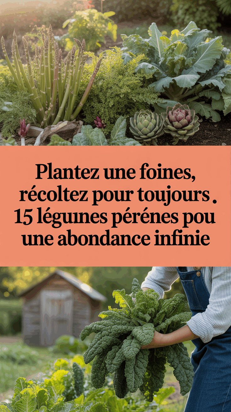 Plantez Une Fois, Récoltez Pour Toujours : 15 Légumes Pérènes pour une Abondance Infinie